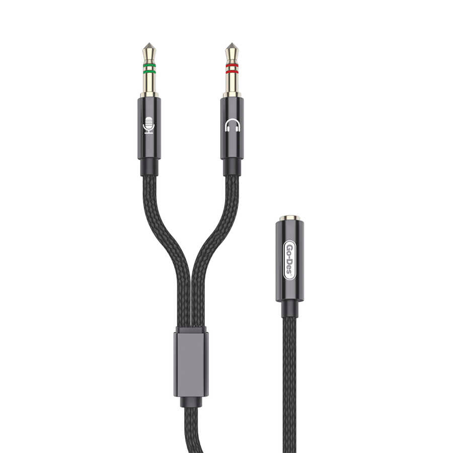 Go-Des GAC-222 Mikrofonlu Kulaklık Dönüştürücü - 1 Go-Des GAC-222 Mikrofonlu Kulaklık Dönüştürücü - 1